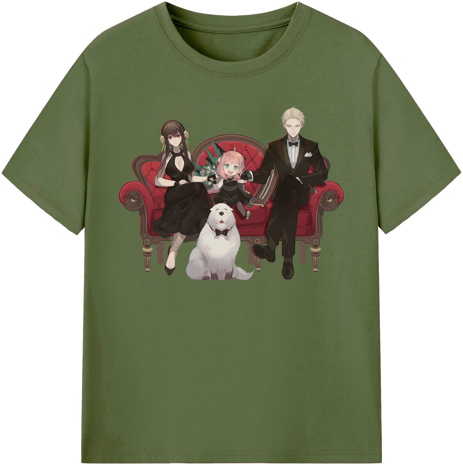 （画像用） SPY×FAMILY间谍家家酒 綿100％半袖Tシャツ（フロントプリント）